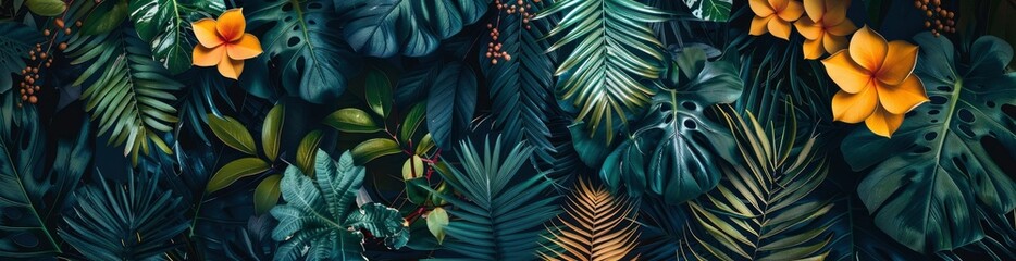 Abstract Summer Garden Pattern Background. With Copy Space, Abstract Background