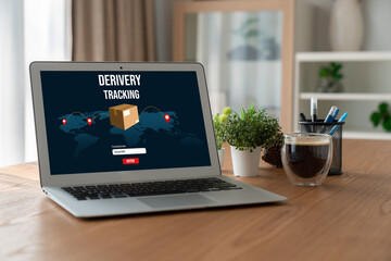Delivery tracking system for e-commerce and modish online business to timely goods transportation...