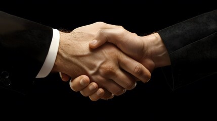exchange of respect and goodwill in a high-resolution image of a handshake, representing the foundation of strong business relationships