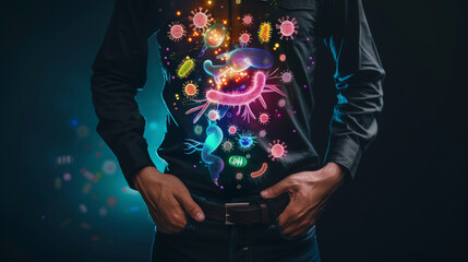Visual Representation of Gut Microbiome and Health
