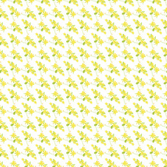 Flat pattern design for spring season