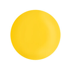 yellow ball isolated on white