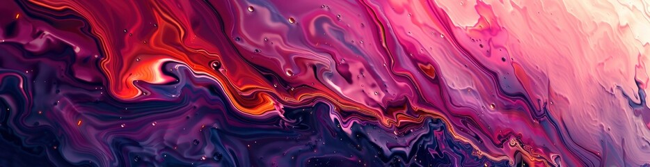 Obraz premium Abstract Patterns Inspired By Summer Twilight Hues. With Copy Space, Abstract Background