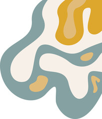 Abstract Liquid Corner Shape