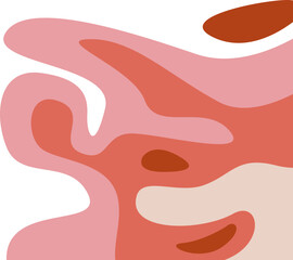 Abstract Liquid Corner Shape