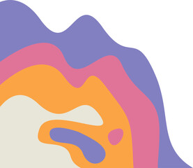 Abstract Liquid Corner Shape