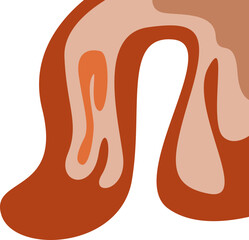 Abstract Liquid Corner Shape