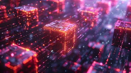 Obraz premium Embracing the Transparency and Security of Smart Contracts on the Blockchain