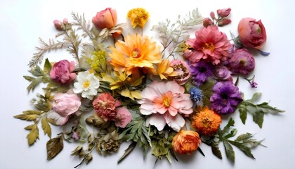 Abstraktion Blumenstrau&szlig; Applikation. Hintergrund f&uuml;r das Design 2.