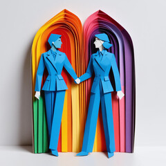 Celebrating Lesbian Love in Origami: Same-Sex Marriage and Pride Month