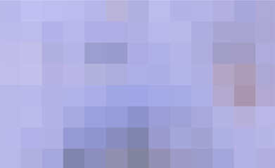 Light lilac background. Geometric texture from light slate squares. Abstract pattern of light violet square pixels. A backing of mosaic squares for branding, calendar, card, banner, cover, website