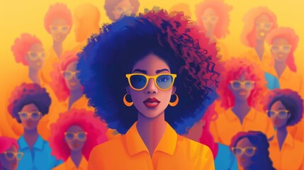 Generate a visual narrative of an influential businesswoman