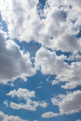 blue sky with clouds