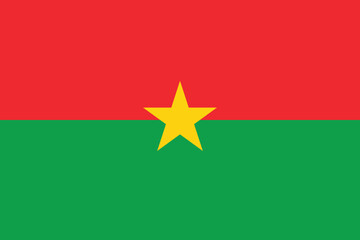National Flag of Burkina Faso, Burkina Faso sign, Burkina Faso Flag