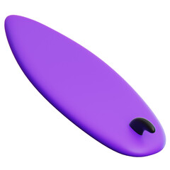 Surfboard 3d illustration