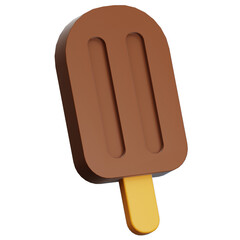 Popsicle 3d illustration