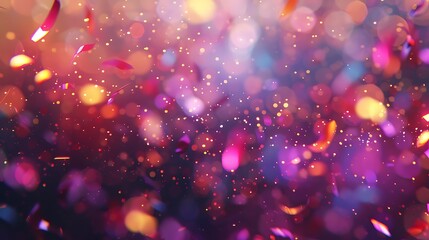 Abstract glitter shiny bokeh background image generative Ai
