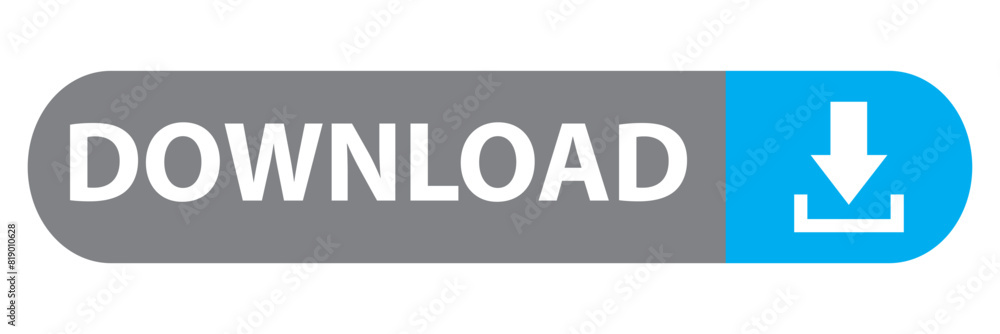 Poster 3d download now button with hand cursor. save cloud icon button hand pointer clicking. click here ba