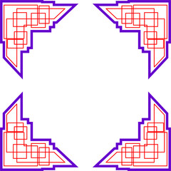 Vector graphic of frame illustration in modern style. This vector is perfect for photo frames, decorations, banners, templates, presentations, backgrounds etc.