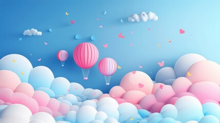 The balloon bobs and weaves in the sky