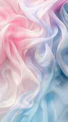 Obraz premium abstract wallpaper of fabric in soft pastel color gradation