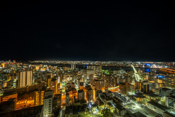 綺麗な大阪梅田の夜景　～大阪風景～