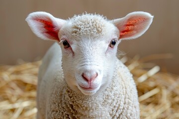 Fototapeta premium portrait of a sheep