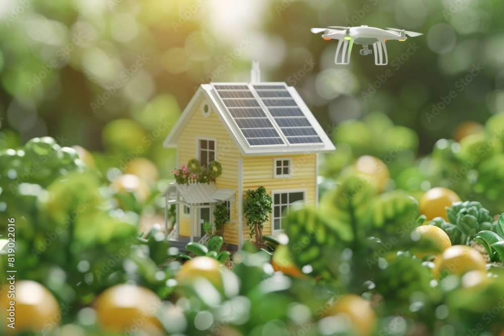 Poster farming automation techniques in plant health for vector automated drone farming analysis with drone