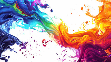 Colorful liquid abstract background	
