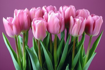 Naklejka premium bouquet of tulips