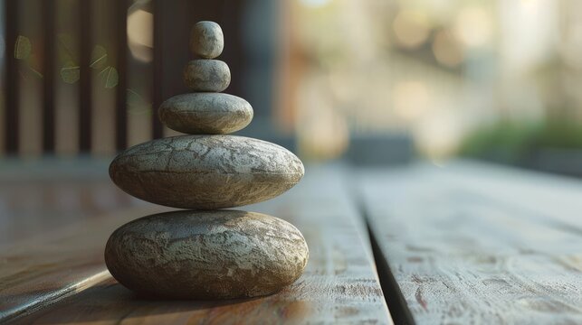 Balance A balanced scale with work and life elements, symbolizing equilibrium.