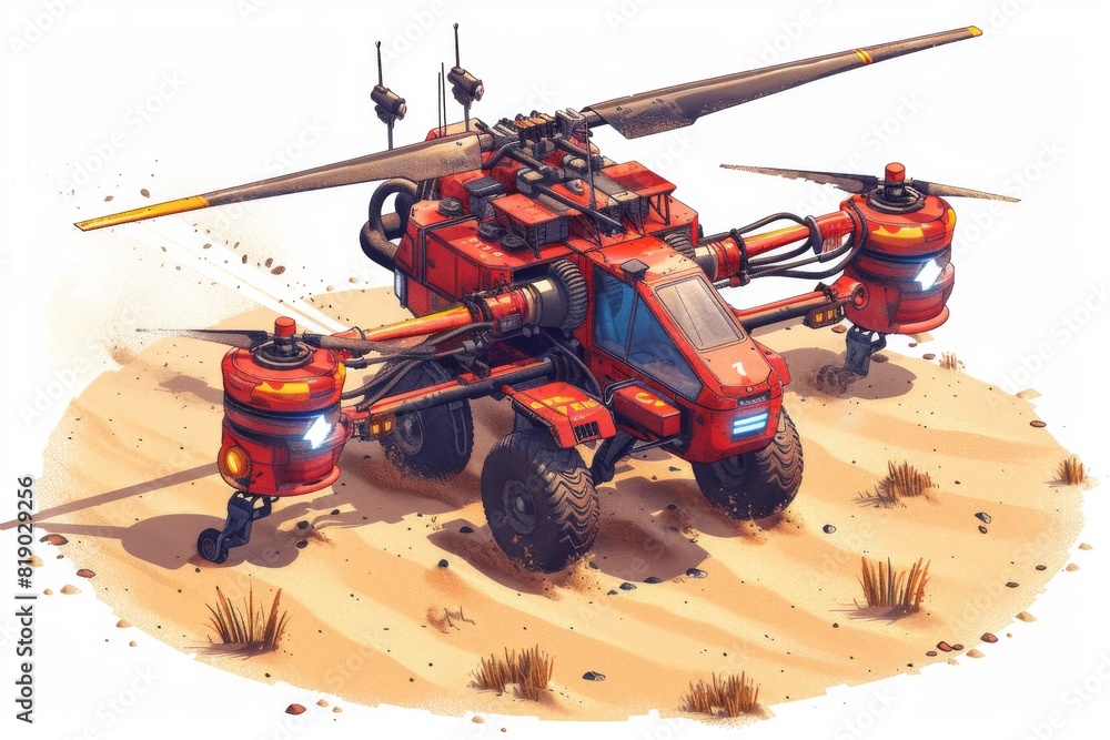 Poster automated drone farming analysis for plant health in vector farming automation techniques with drone