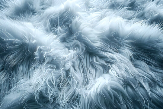 Close-Up of Soft Fluffy White Fur Texture.

Detailed close-up of soft and fluffy white fur texture, showcasing its luxurious and gentle appearance. Perfect for backgrounds, fashion design, textiles