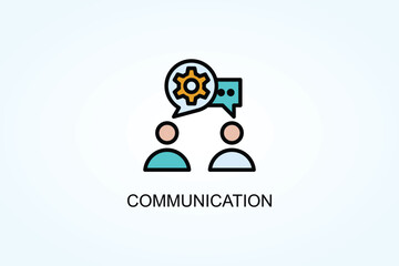 Communication Vector  Or Logo Sign Symbol Illustration