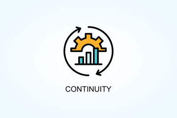 Continuity Vector  Or Logo Sign Symbol Illustration