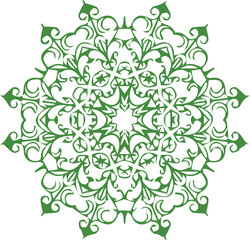 Fototapeta premium Beautiful mandala art, vector mandala design