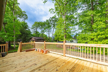 outdoor deck space