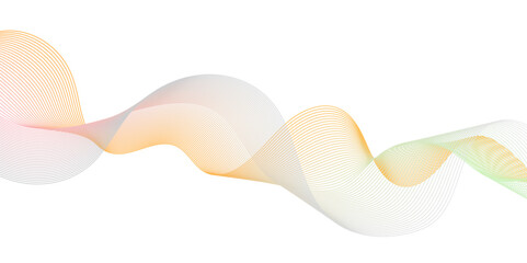 geometric curved wave lines pattern with stripes, smooth wave lines element swoosh speed wave lines modern stream background. Curved wavy lines tech futuristic motion background. 