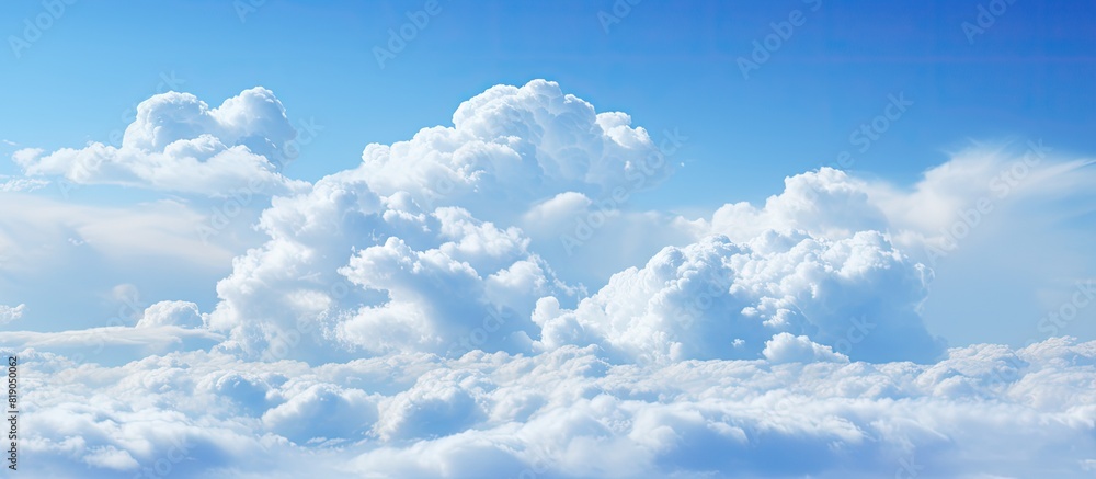 Poster cloud. copy space available