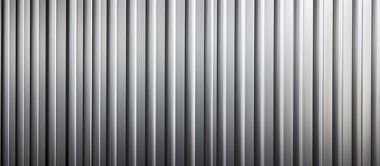 Seamless Aluminum wall pattern Wall panels texture Galvanized steel wall plate Corrugated metal profiled panel Vertical lines. copy space available