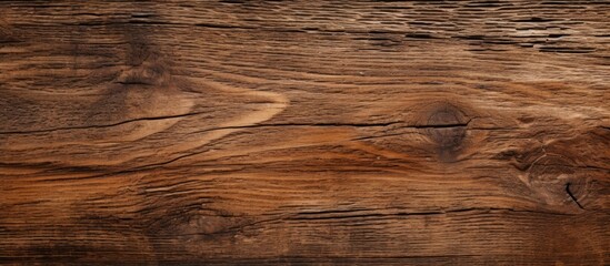 Old brown wooden plank texture background Close up with copy space