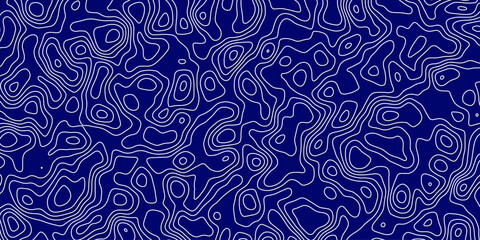 Hand-drawn contour map background with abstract fluid shapes and movement

