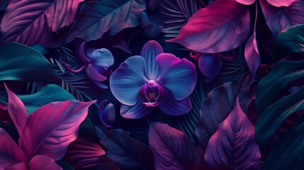 Radiant Orchid Colored Ears Listening Intently, Surrounded by Whispers of Forest Leaves