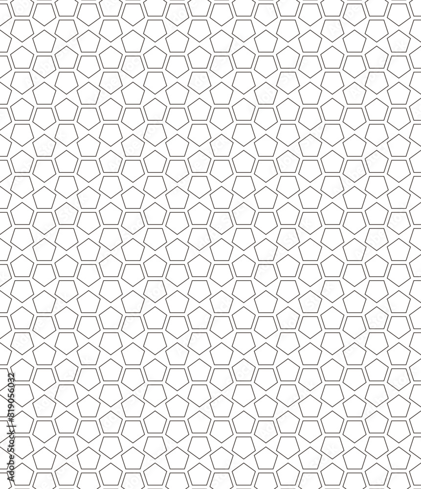Poster black and white seamless geometric pattern. vector format editable background