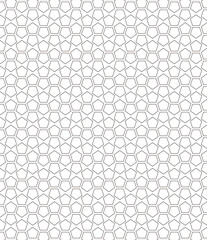 Black and white seamless geometric pattern. Vector Format editable background 