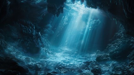 secrets hidden in the depths blue sea