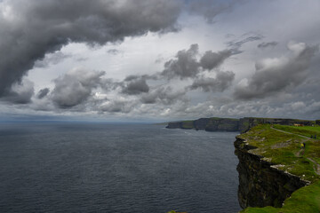 Massive Body of Water Beneath Overcast Sky