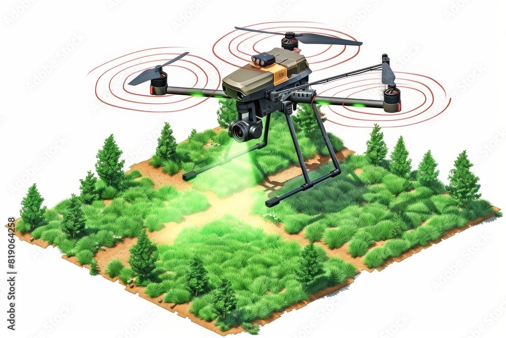 Poster efficient orchard environmental monitoring using drone technology for advanced red crop management i