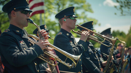 Band's music serves as tribute to fallen heroes' sacrifices on Memorial Day.