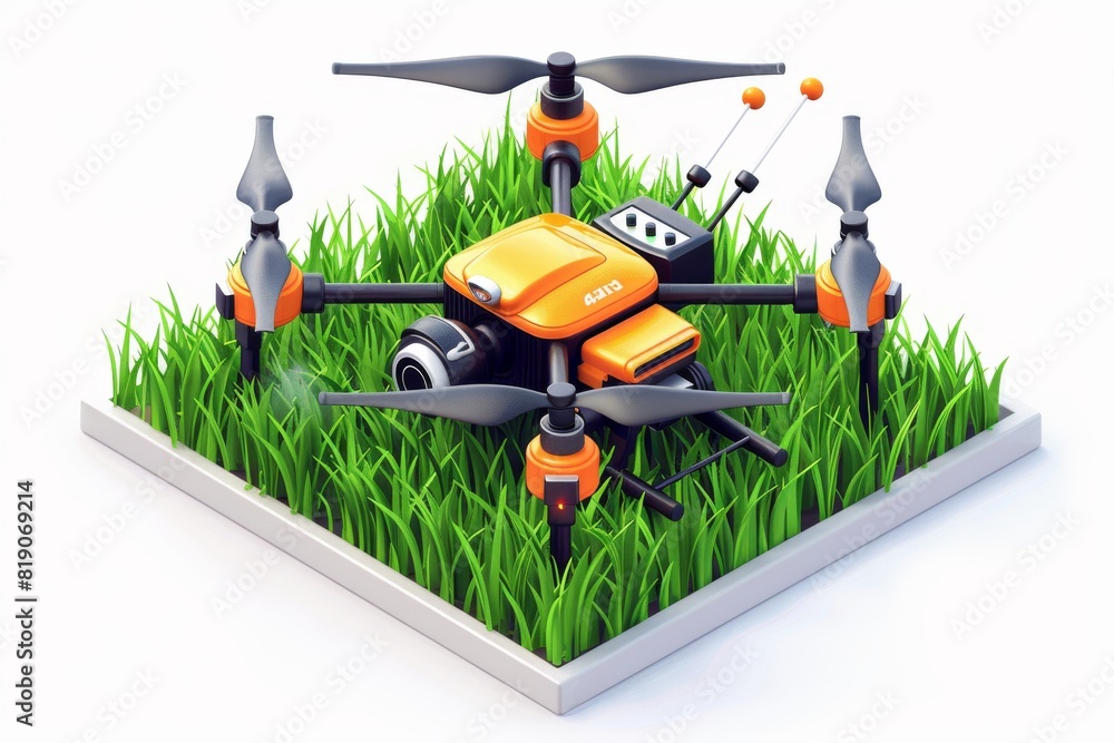 Poster efficient smart farming techniques in robotic vine productivity with drone technology for advanced a